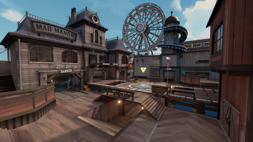 Скриншот карты Boardwalk.