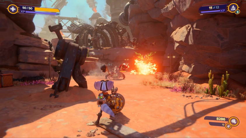 So here’s this giant enemy crab...