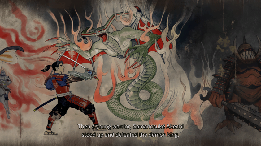 Если не считать упоминания в интро, главный герой первой Onimusha не появляется во второй части саги. Дзюбэй и Саманоскэ, впрочем, скрещивают катаны в Onimusha: Blade Warriors — файтинге, чья каноничность уже 20 лет как остаётся под вопросом.