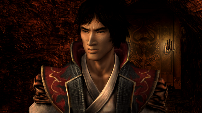 Дзюбэй Ягю в&amp;nbsp;релизной версии Onimusha 2 (кадр из&amp;nbsp;ремастера).
