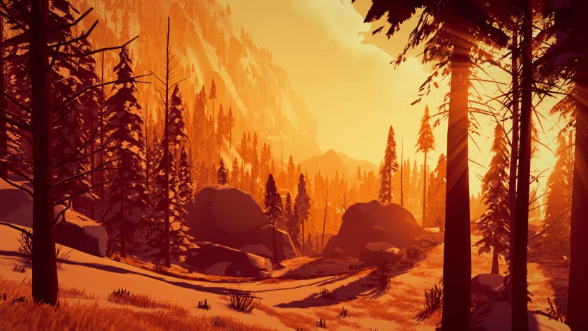 Навскидку, можно подумать, что это скрин из Firewatch