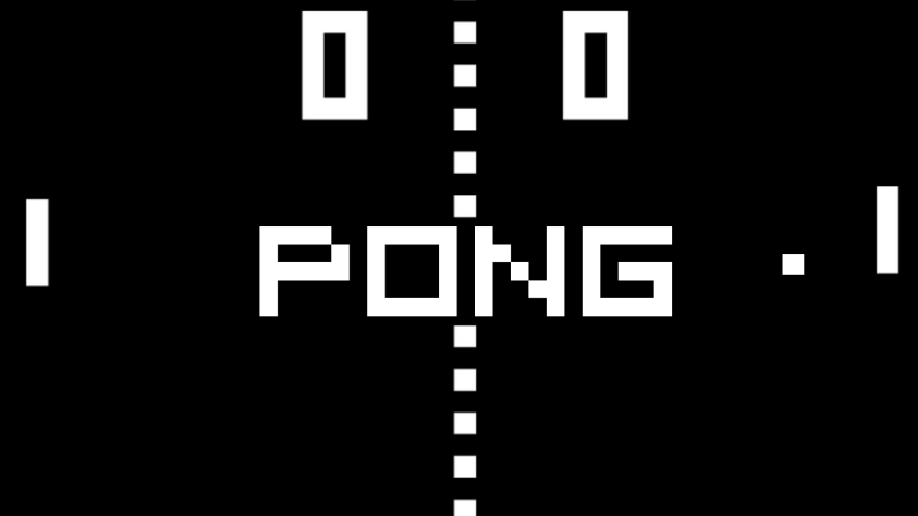 Pong — одна из ранних аркадных видеоигр, теннисная спортивная игра с использованием простой двумерной графики.
