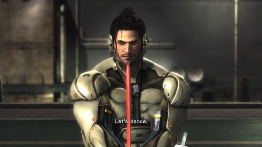 А&amp;nbsp;образ противника похож даже не&amp;nbsp;столько на&amp;nbsp;Кибер-Ниндзя из&amp;nbsp;MGS 1 и&amp;nbsp;2, а&amp;nbsp;на&amp;nbsp;Джетстрим Сэма из&amp;nbsp;MGR:R&amp;nbsp;как и&amp;nbsp;своим облачением, так и&amp;nbsp;красной катаной.
