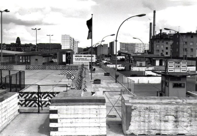 Бывший КПП на&amp;nbsp;ул.&amp;nbsp;Ханрихх-Хайнэ-штрассе 1968&amp;nbsp;г.