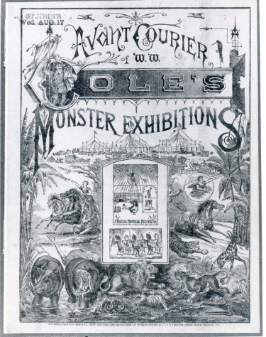 Обложка брошюры музея&amp;nbsp;W. W. Cole’s Monster Exhibition за&amp;nbsp;авторством Уинзора Маккея, 1886 год