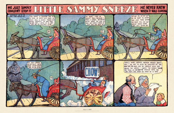 Little Sammy Sneeze, выпуск от&amp;nbsp;2&amp;nbsp;июля 1905