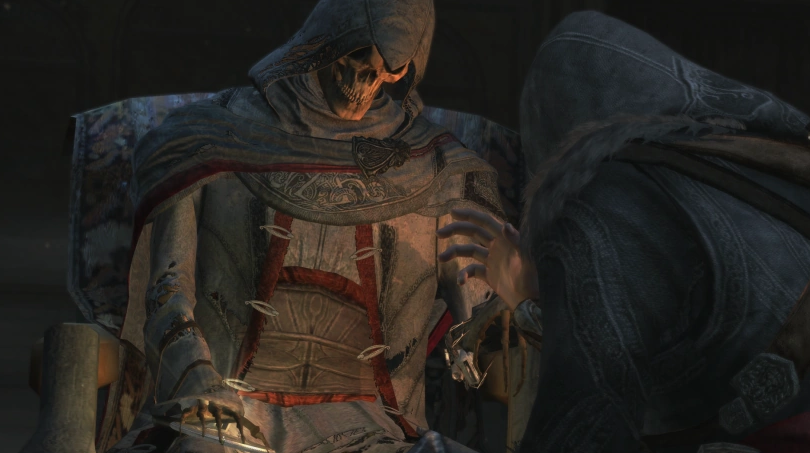 Скелет Альтаира. Игра: Assassin’s Creed Revelations. Фрагмент: Wiki Assassin’s Creed.