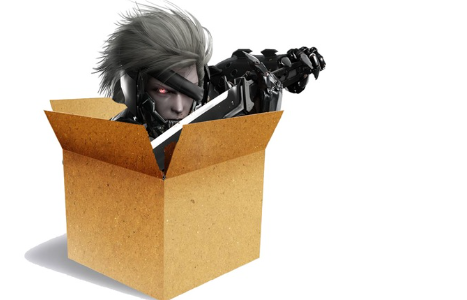 Райден изMETAL GEAR RISING REVENGEANCE в коробке. Что сказать — милый 😍.