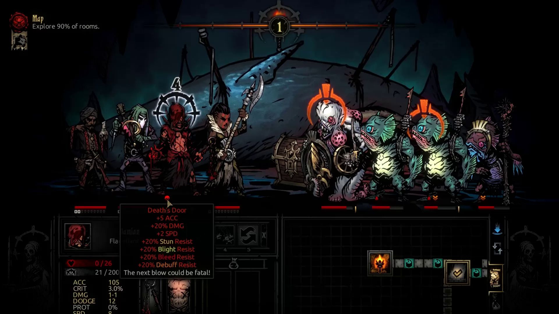 Darkest dungeon crimson court карта