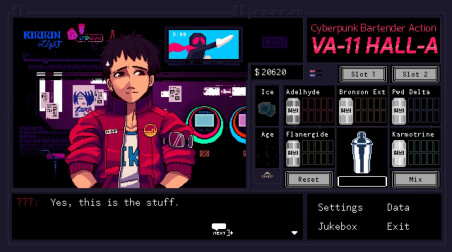 VA-11 Hall-A: Cyberpunk Bartender Action: Официальный трейлер