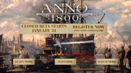 Anno 1800: Трейлер закрытой «беты»