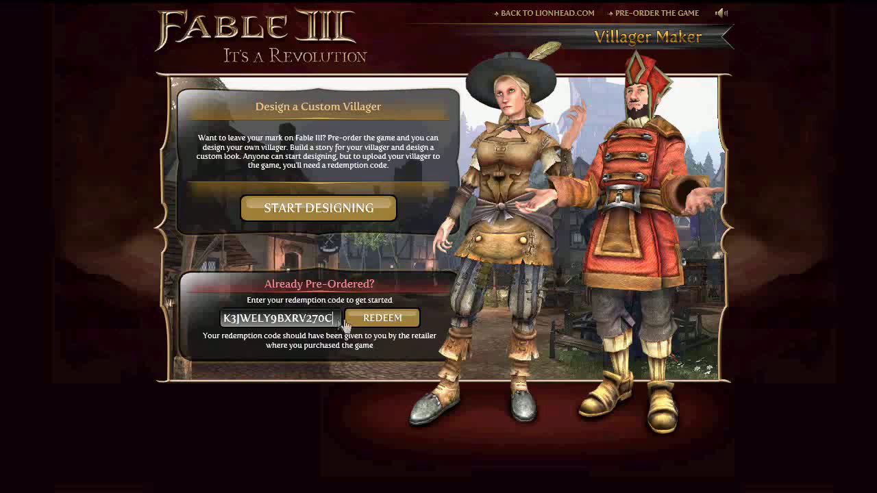 Fable 3 карта