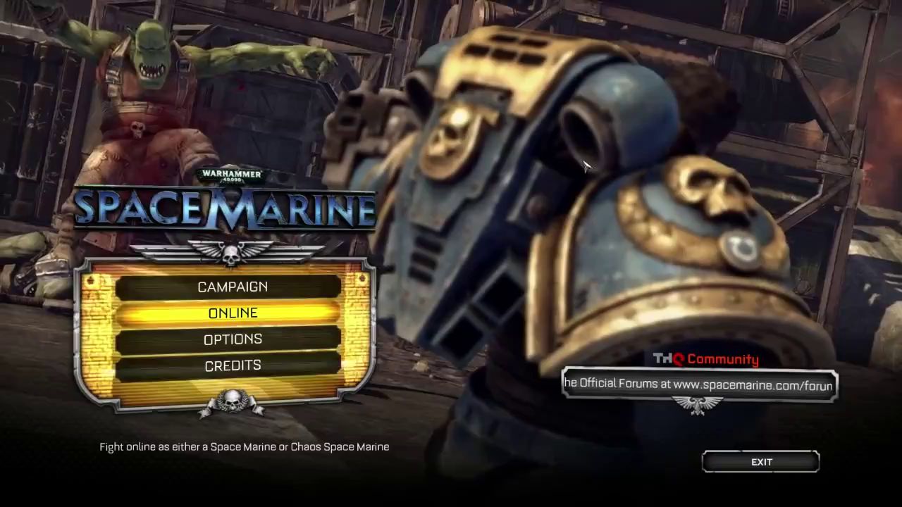 000 space. Warhammer 40,000: Space Marine (2011).