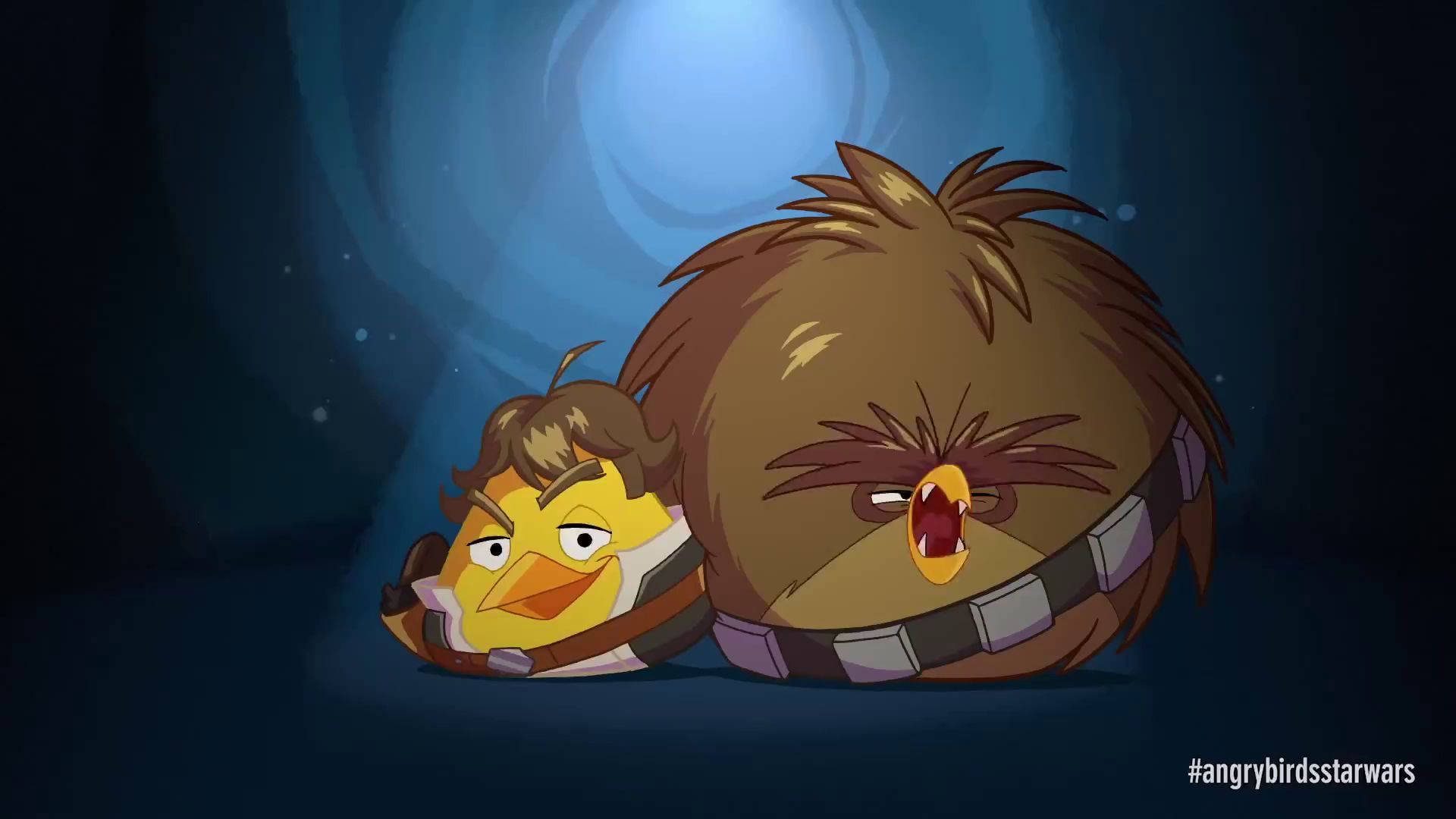 Angry Birds Star Wars: Хан Соло и Чубакка.