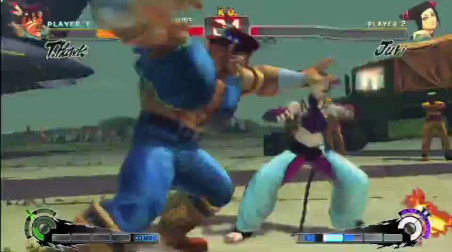 Super Street Fighter IV: Juri против T. Hawk