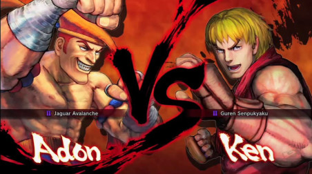 Super Street Fighter IV: Adon против Ken