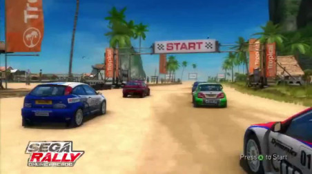 SEGA Rally Online Arcade: Гонки в тропиках