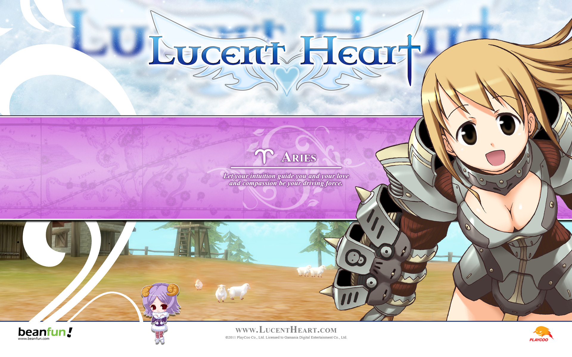 lucent hearts backround