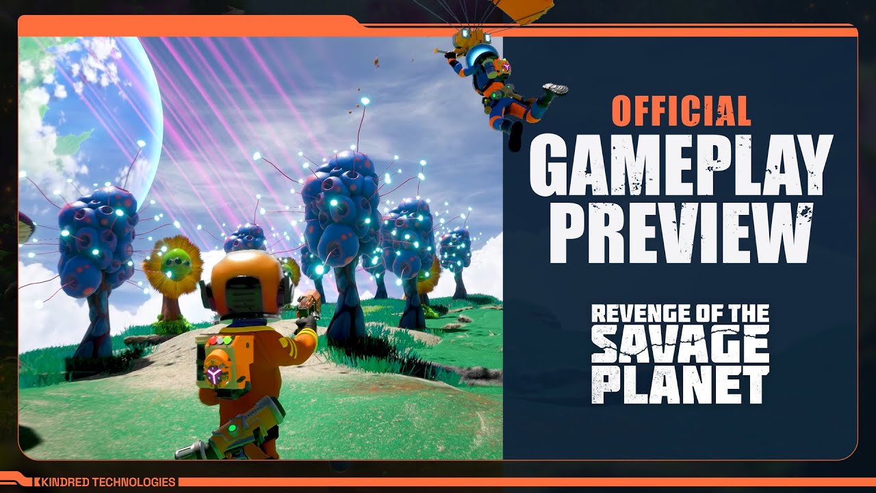 Геймплей Revenge of the Savage Planet &mdash; потешного приключения в экзотических мирах