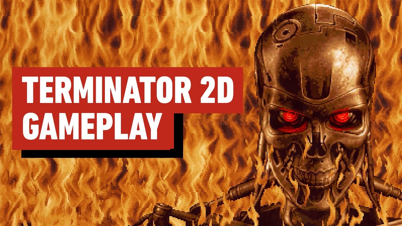 Геймплей Terminator 2D: No Fate &mdash; ретроэкшена в духе Contra